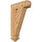 Ekena Millwork Traditional Arts & Crafts Smooth Bracket, Western Red Cedar, 3 1/2"W x 14"D x 22"H BKT04X14X22TRA03SWR - alternate 1